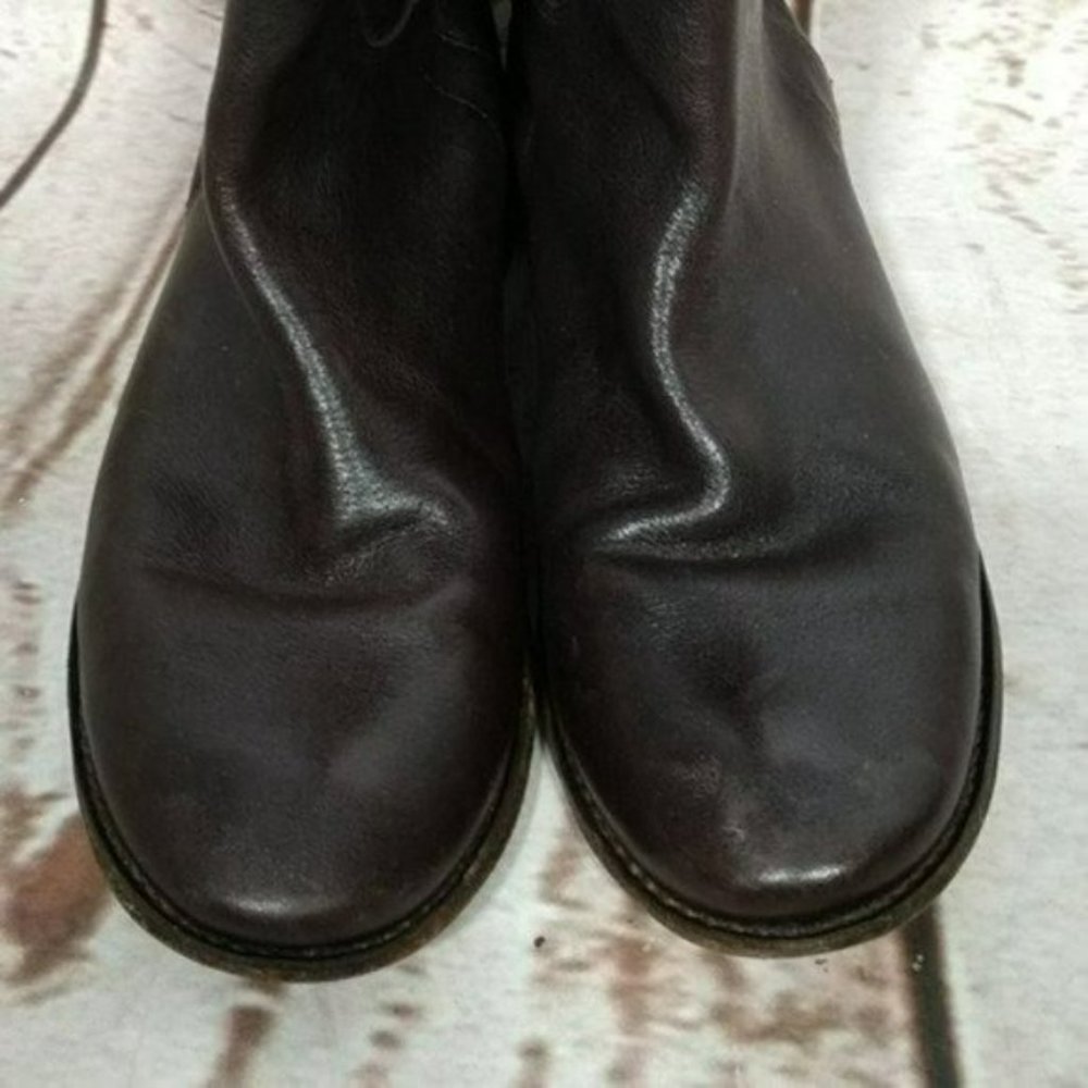 Frye Dark Brown Heeled Boots - Picture 3 of 8